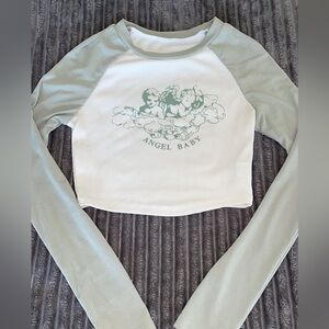 cropped long sleeves